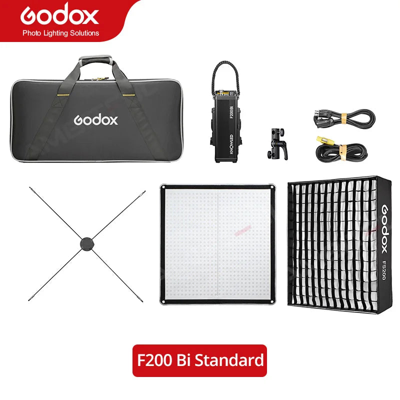 Flexible LED Mat Light Bi-Color 2700K-8500K - Professional Studio Lighting F200 BI Tidesmit