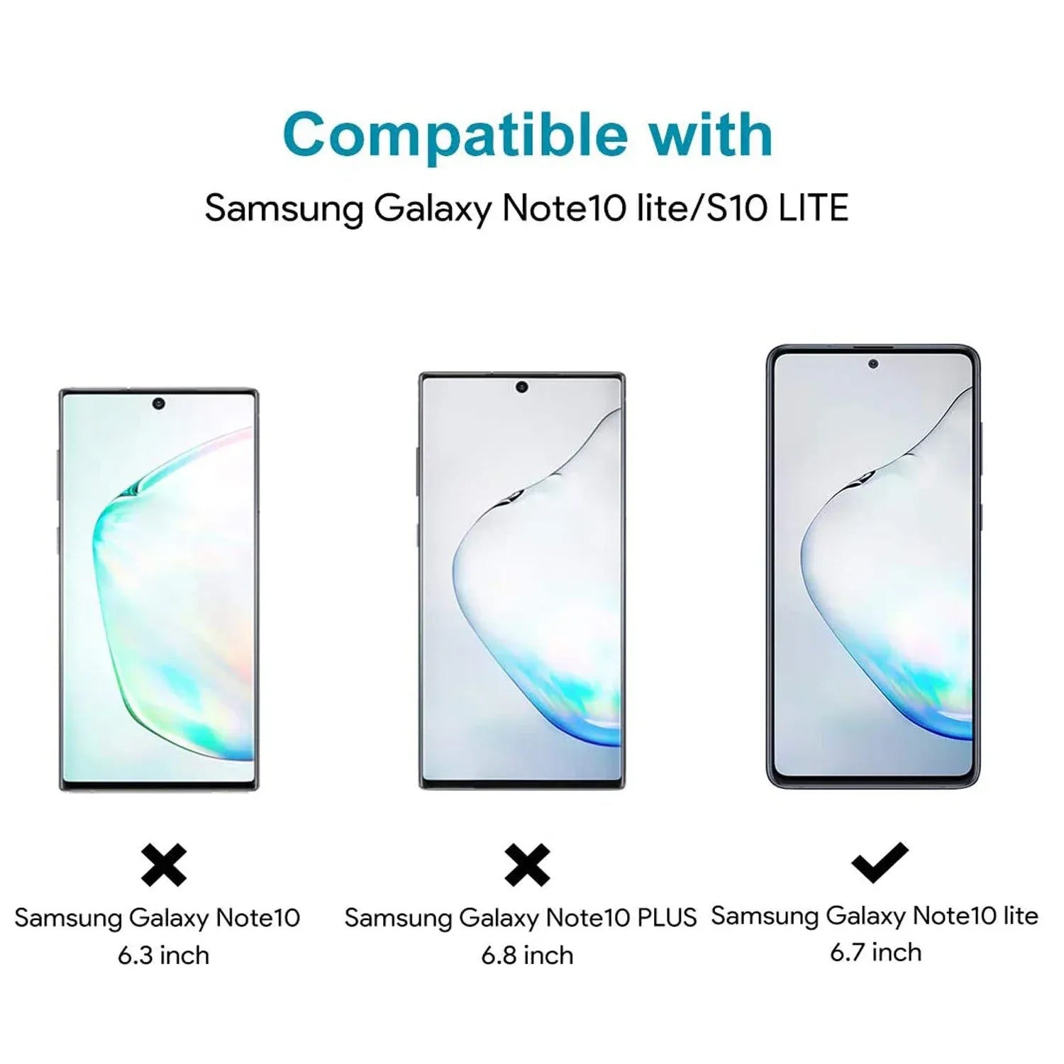 Samsung Galaxy Note 10 Lite Tempered Glass Screen Protector - 9H Hardness Tidesmit
