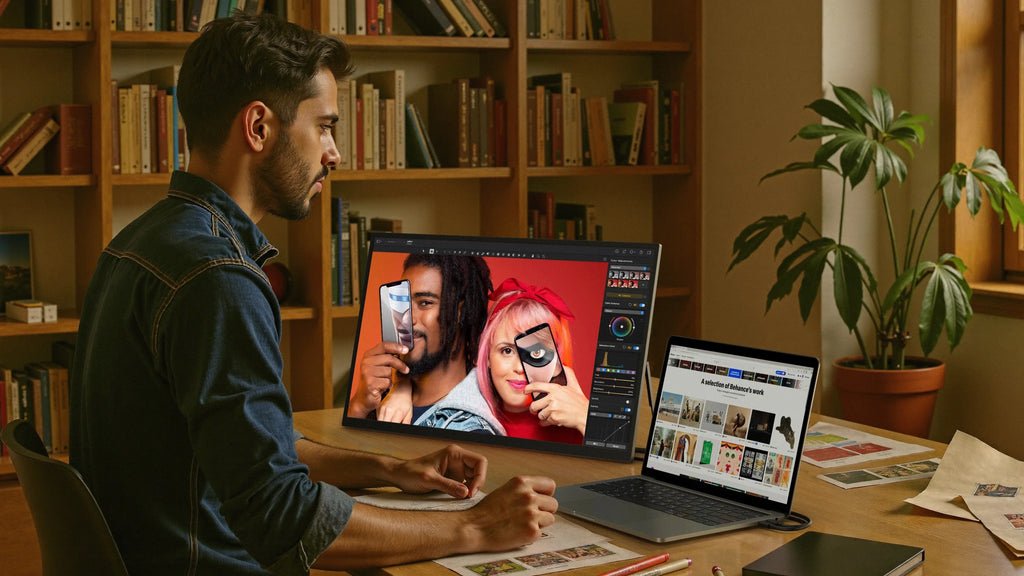 UPERFECT UColor T3 UHD 23.8" 4K PC Monitor HDR Computer Display With LS Stand VESA USB C For Laptop PC MAC Extend Second Screen