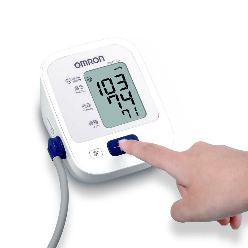 Omron HEM-7121 Blood Pressure Monitor Upper Arm Sphygmomanometer bp machine Household Use accurate Blood pressure Medical device