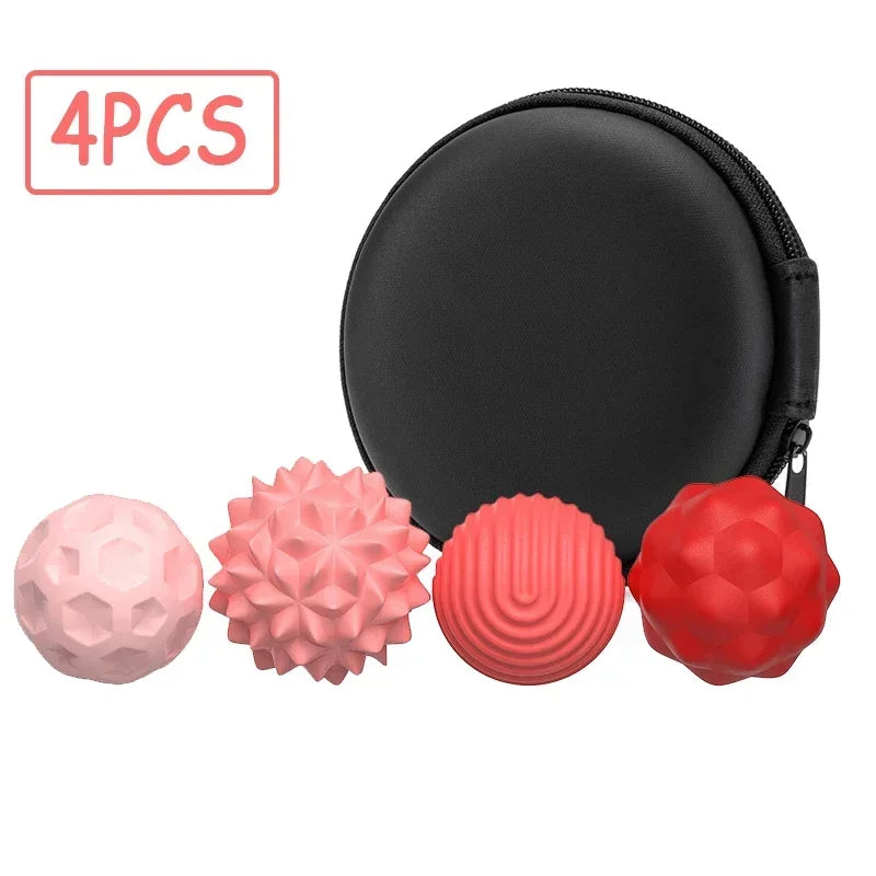 Magnetic Massage Balls for Hand Therapy - Portable Stress Relief Set Relaxation Treatment Tidesmit