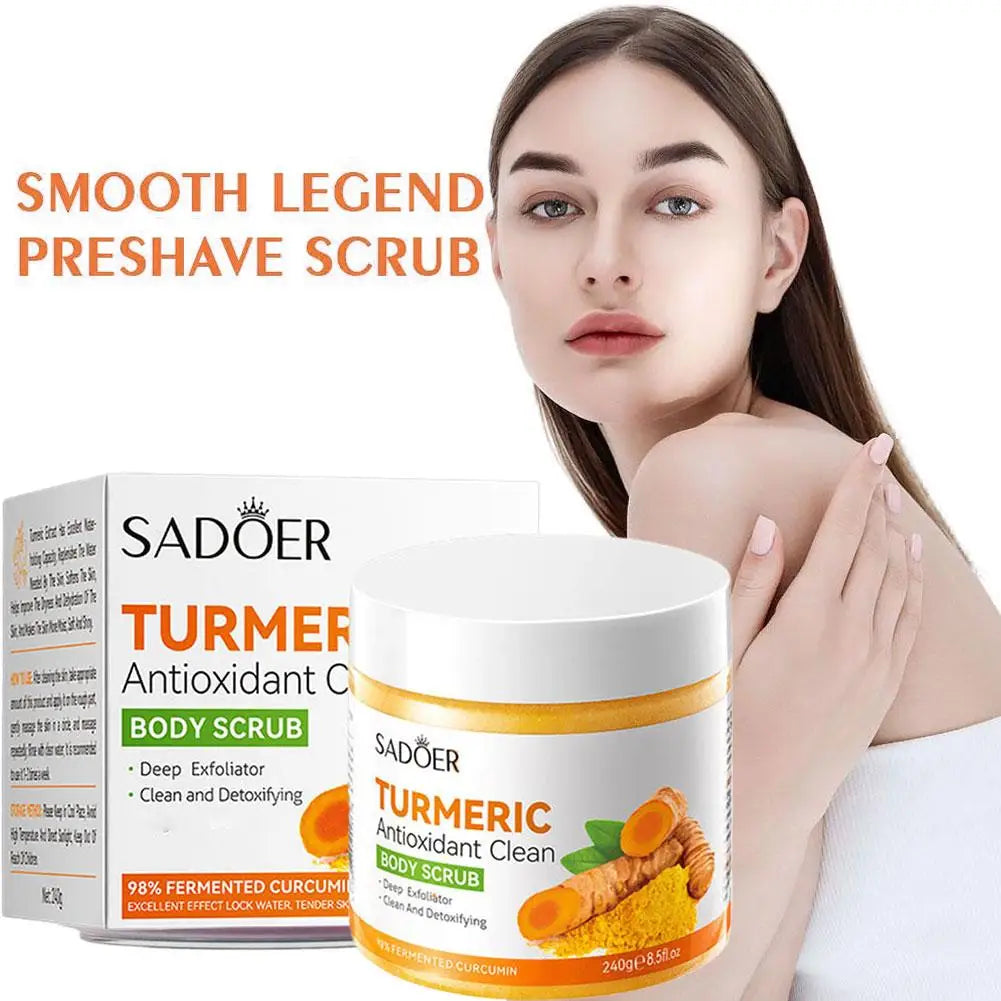 Turmeric Brightening Scrub - Natural Exfoliating Body Polish by Tidesmit Scrubs Treatments Tidesmit
