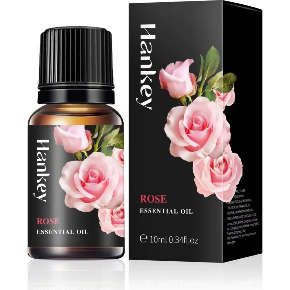 12 Flavors 10ml Essential Oils for Aroma Diffuser Air Humidifier Home Water-soluble Lavender Vanilla Orange Olive Fragrance Oil