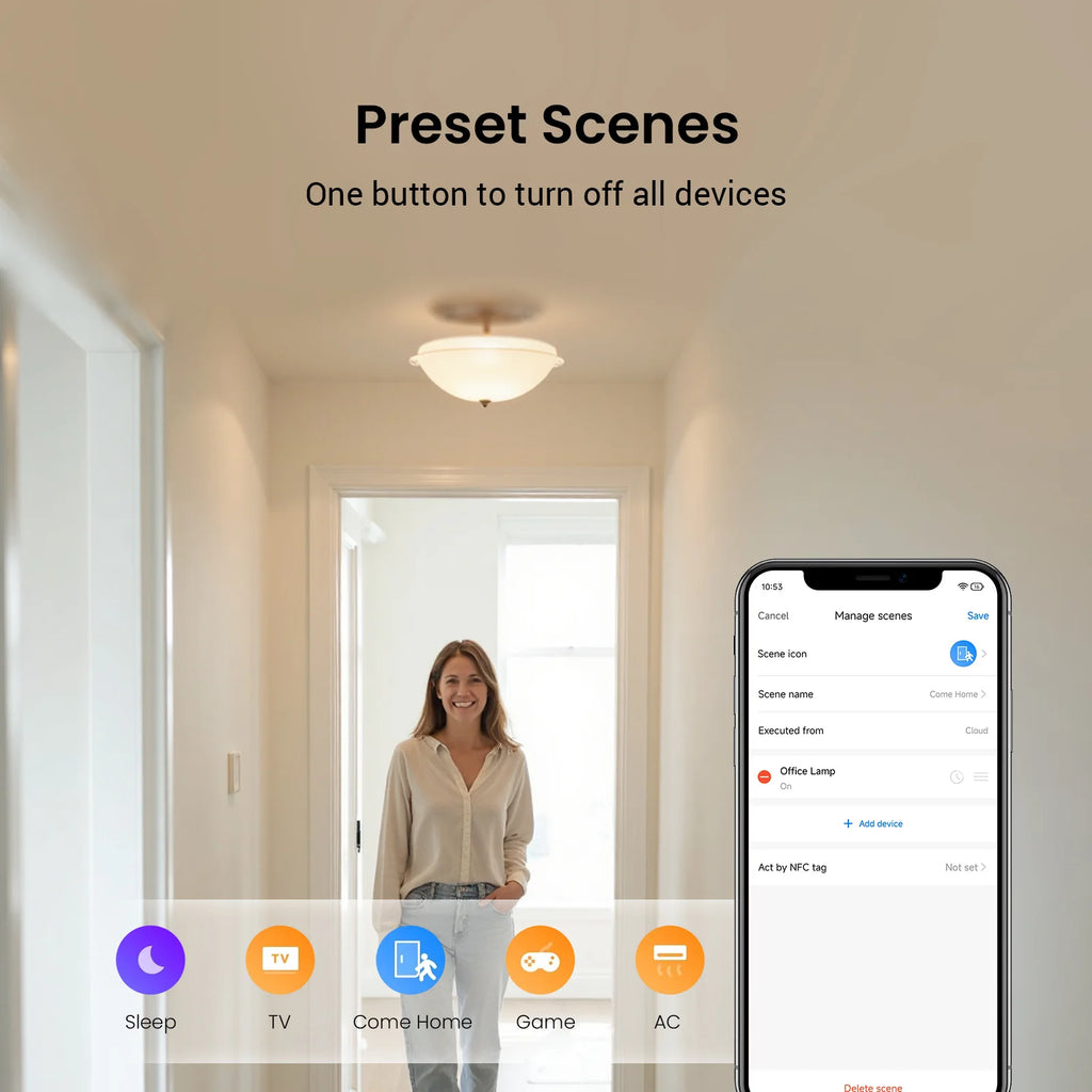 Broadlink RM5 Plus Universal Infrared Remote WiFi Smart Home Remote for TV AC Fans Voice Control Support Alexa Google Assistant