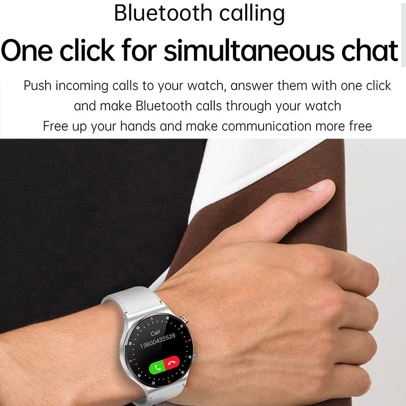 GPS ECG+PPG Bluetooth Call Smart Watch Men 2026 Sports Bracelet NFC Waterproof Custom Watch Face Men SmartWatch For IOS Android