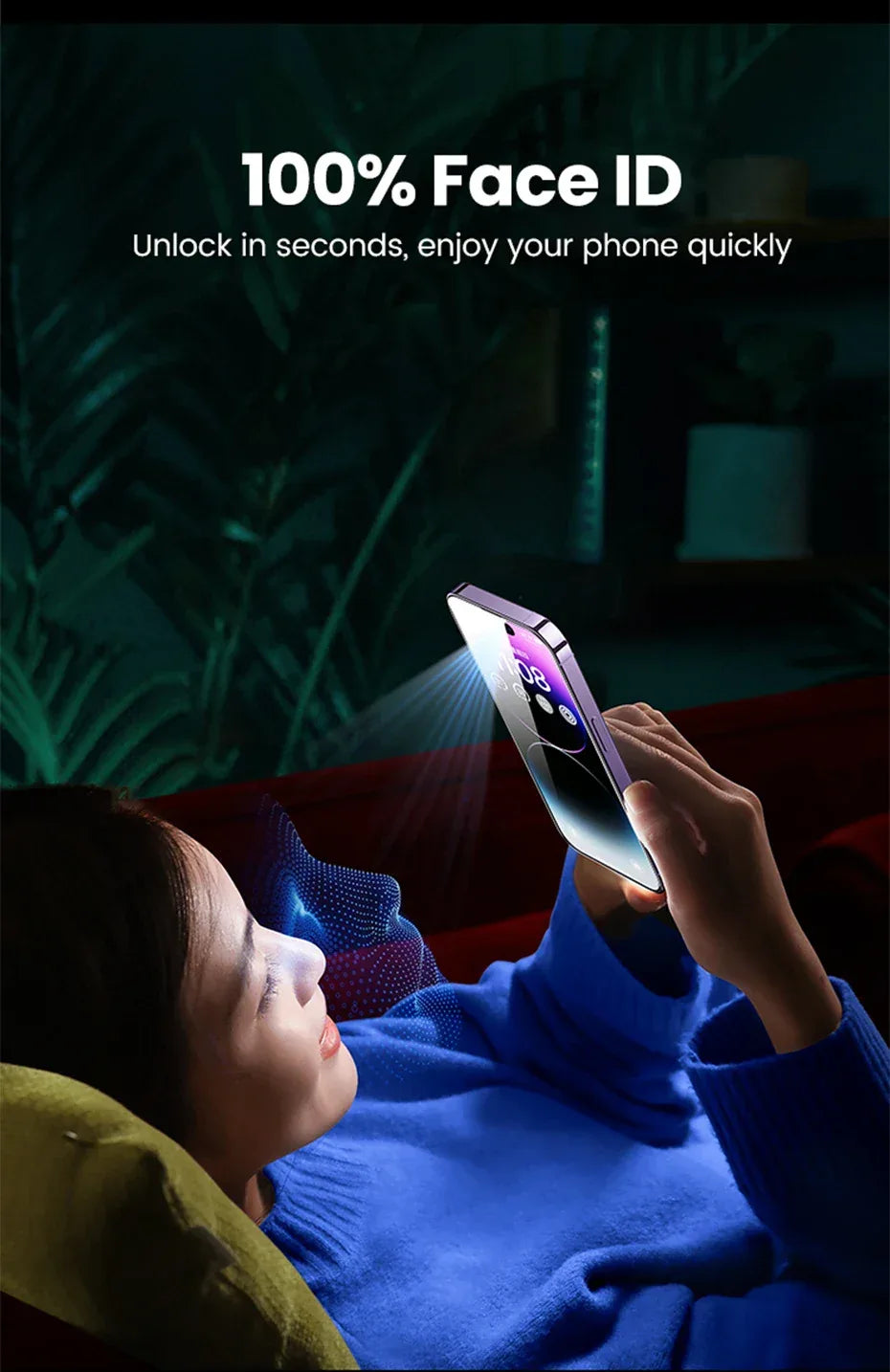 iPhone 14 Pro Max Screen Protector - 9H Tempered Glass 2 Pack by Tidesmit Tidesmit