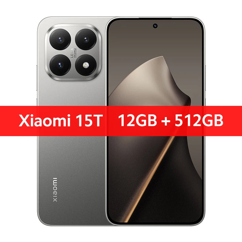 Xiaomi 15T Global Version Smartphone IP68 5500mAh 67W HyperCharge 6.83" 120Hz display MediaTek Dimensity 8400-Ultra 50MP
