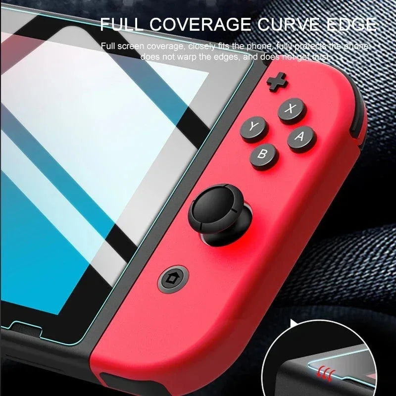 Nintendo Switch Tempered Glass Screen Protector 9H Anti-Scratch 2-Pack Tidesmit