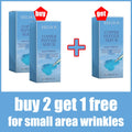 Three blue rectangular boxes of EELHOE Copper Peptide Serum for wrinkles with a "buy 2 get 1 free" offer graphic.