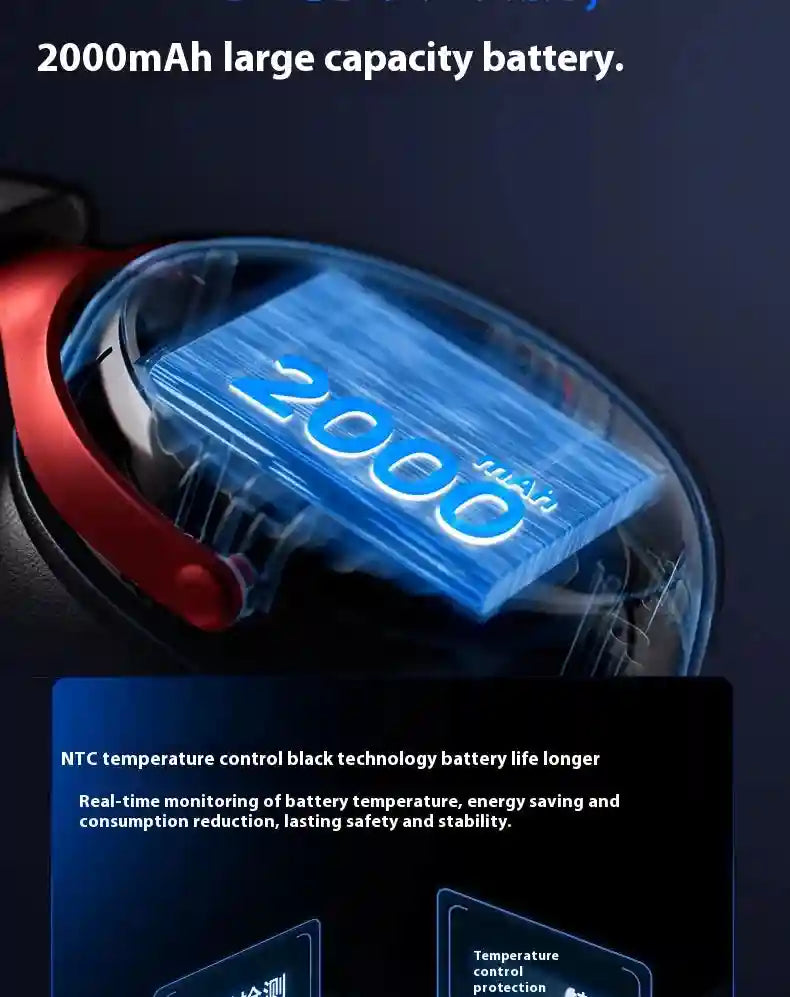 Wireless Gaming Headset V9 Pro with Noise Cancelling Mic - Over-Ear Audio Tidesmit