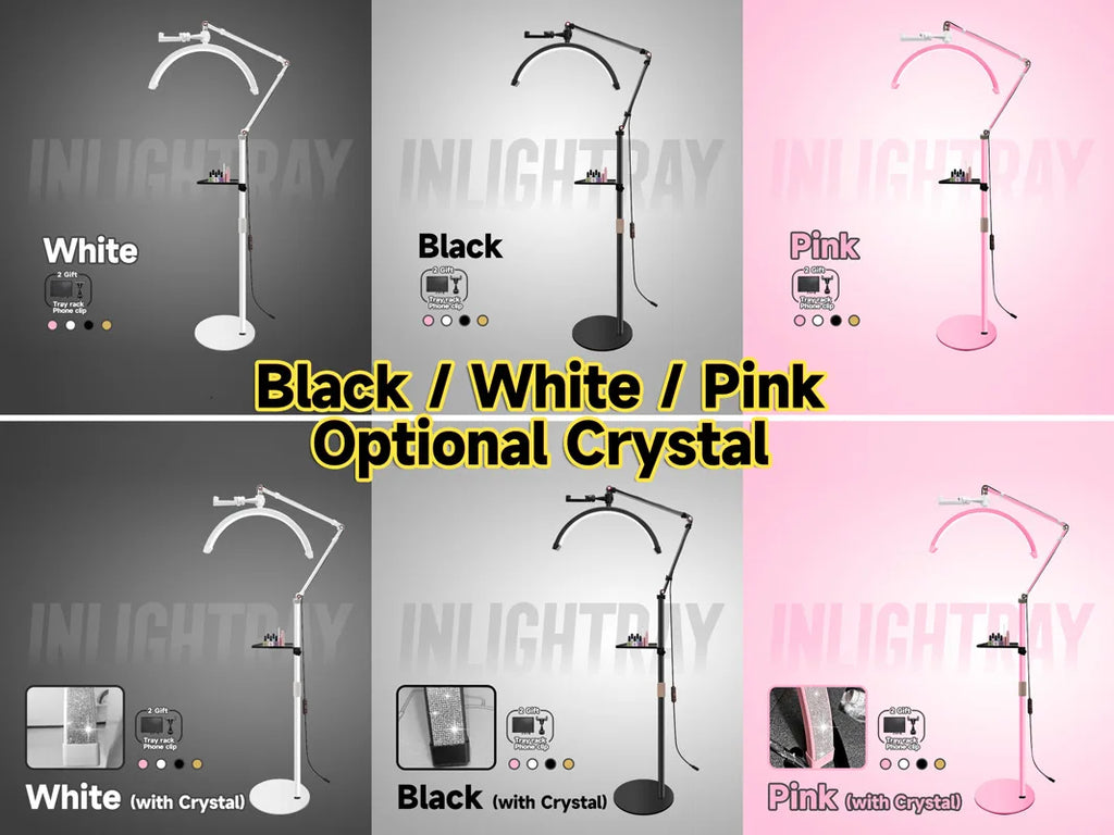 Half Moon Eyelash Lamp - LED Salon Light with Adjustable Color Temperature Tidesmit