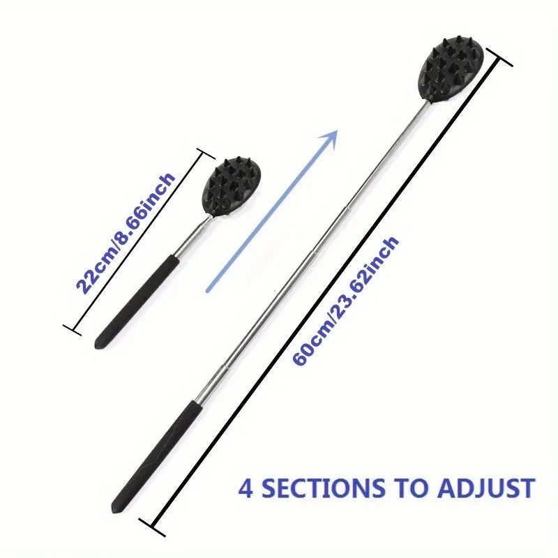 Adjustable Cactus Back Scratcher | Dual Spike Deep Tissue Massager Back Massage Instrument Tidesmit