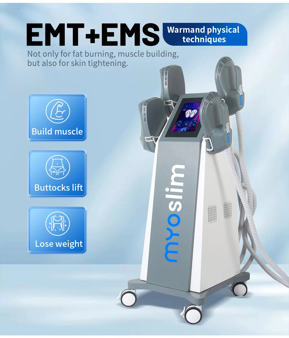 EMS Body Slimming Machine for Muscle Sculpting and Fat Reduction Relaxation Treatment Tidesmit