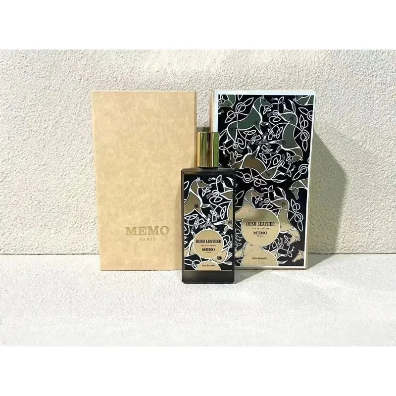 Tidesmit MEMO 75ml luxury unisex eau de parfum with a long-lasting woody leather signature scent for a refined look.