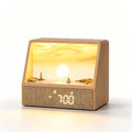Bluetooth Sunrise Alarm Clock Table Light White Noise Wake Up Light With 12 Sounds Dimmable Sleep Clock For Adults Kids Bedroom