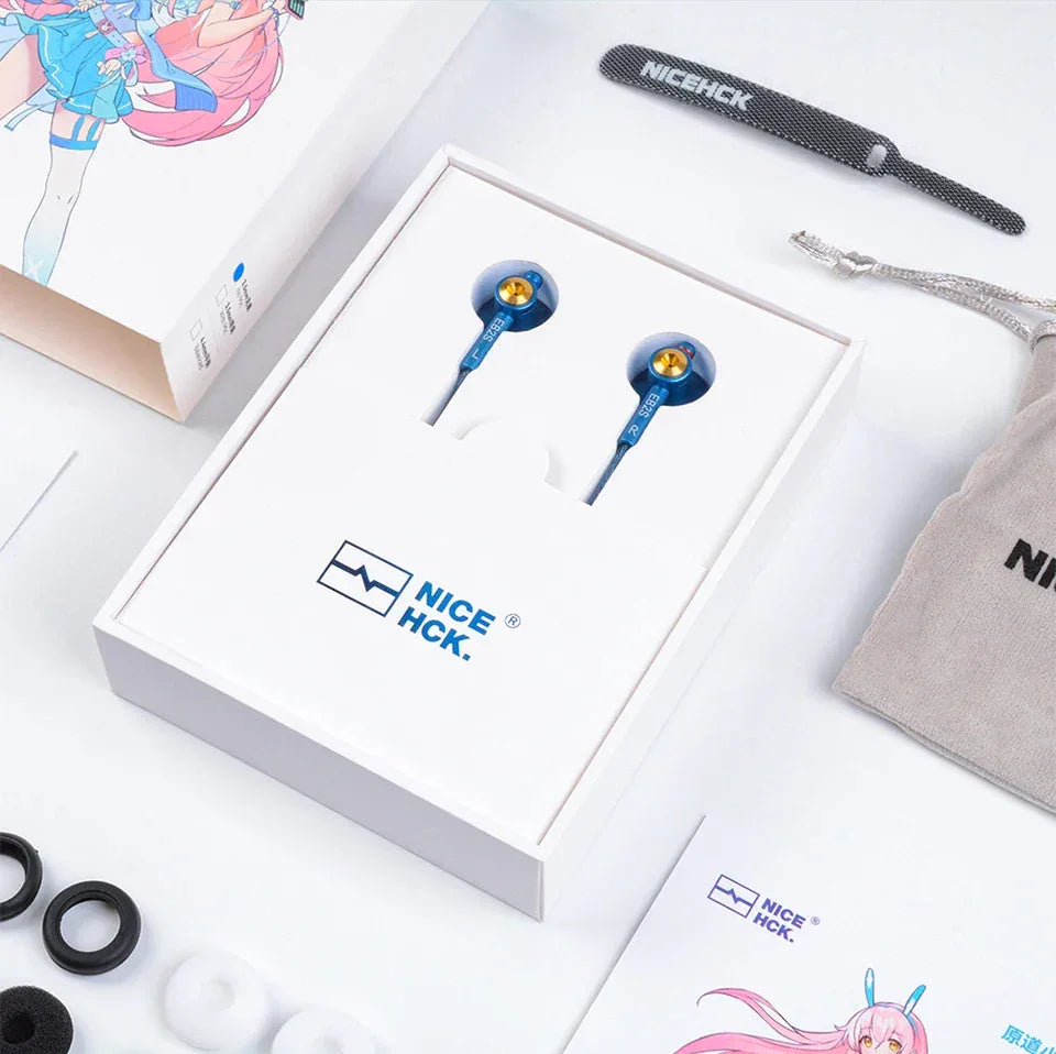 15.4mm LCP Diaphragm Wired Earphones by Tidesmit - High-Fidelity Audio Tidesmit
