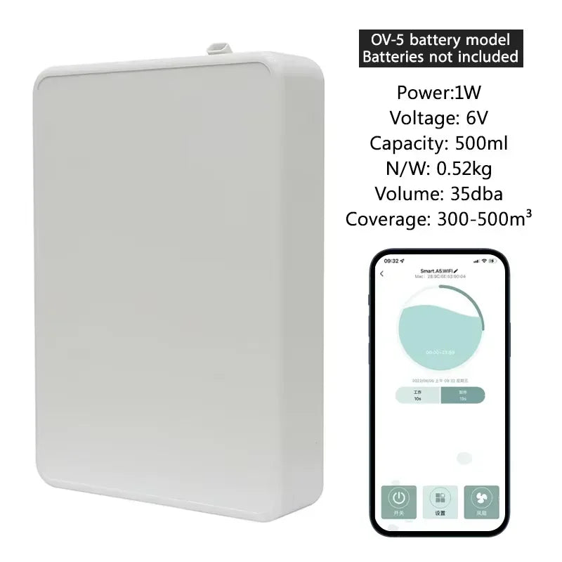 NAMSTE Battery Fragrance Diffuser Smart Scent Air Machine For Hotel Professional Waterless Essential Oil Diffuser Air Freshener
