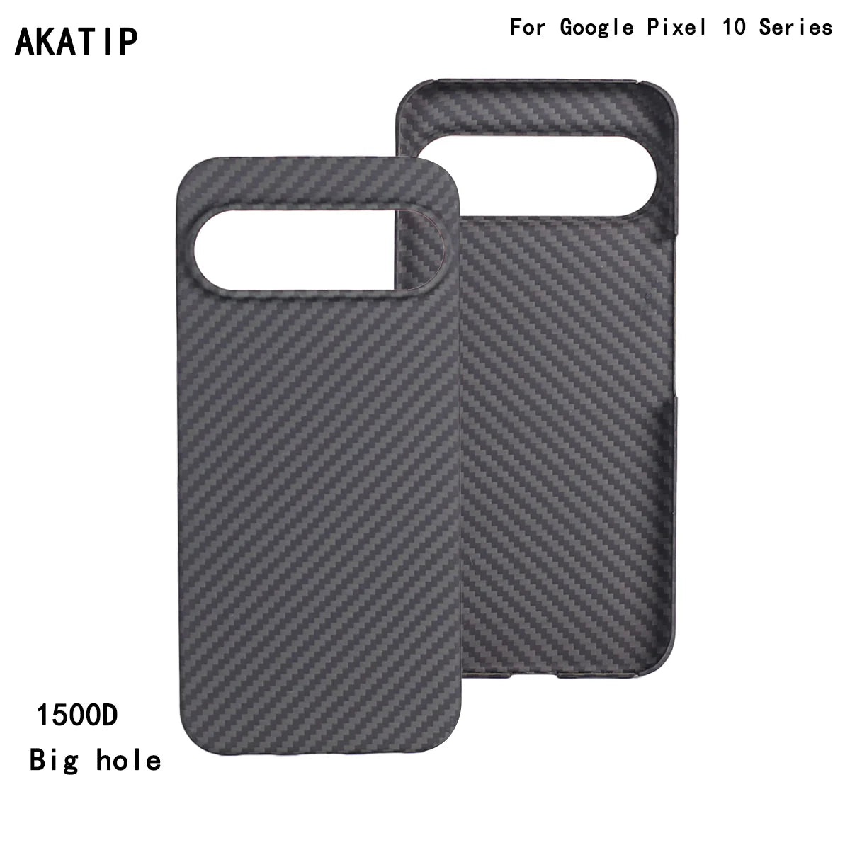 Google Pixel 10 Pro XL Carbon Fiber Case | Ultra-Thin Protection 1500D Big hole Tidesmit
