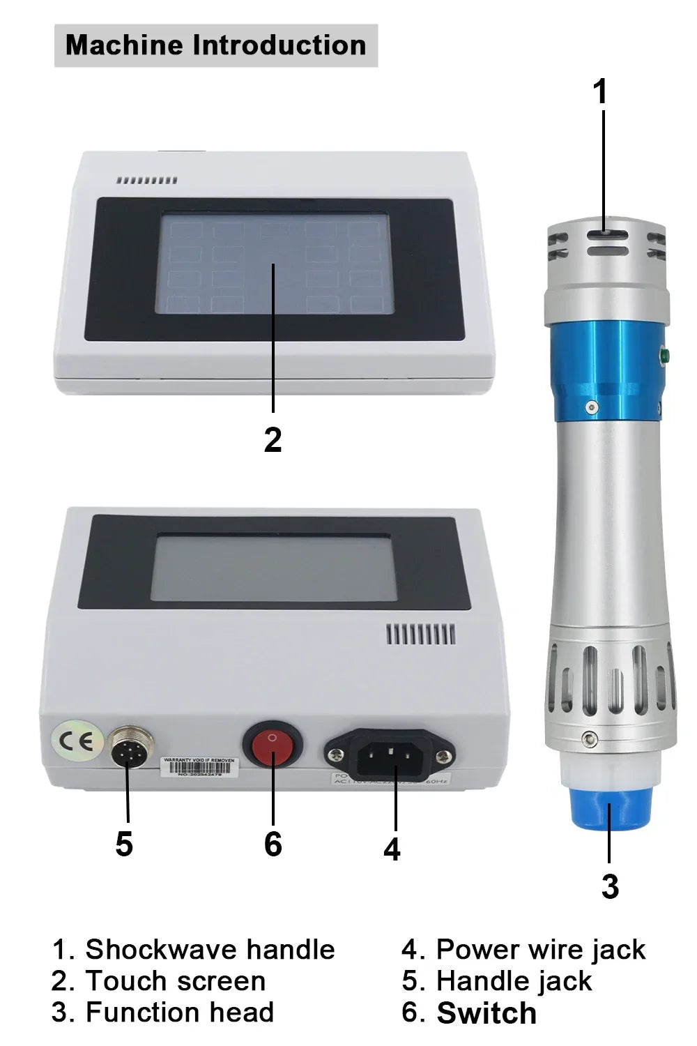 Shockwave Therapy Machine for Deep Tissue Muscle Relief - 7 Heads Massage Chairs Tidesmit