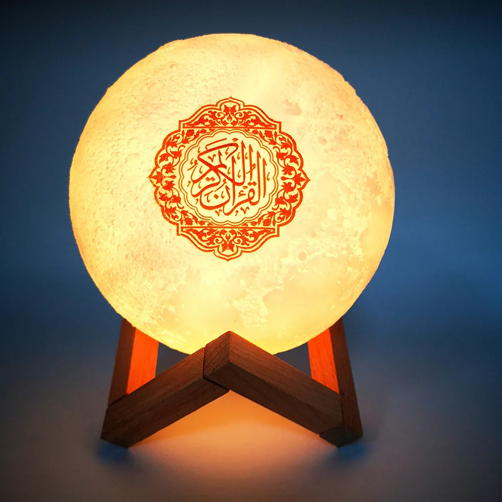 Azan Clock Quran Muslim Islamic Arab Koran Ramadan Bluetooth Speaker Wireless Portable Bright Lamp Holy Night Light Islam Arabic