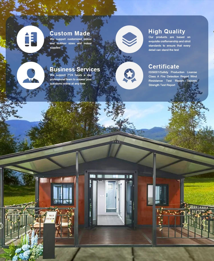 Houses Prefab 3 Bedrooms Luxury Pre Fab House Cheap Tiny Container Prefabricated Mobile Expandable House