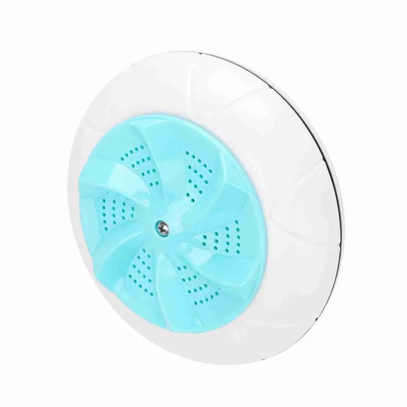 Tidesmit portable ultrasonic mini laundry washing machine showing compact turbo cleaning technology