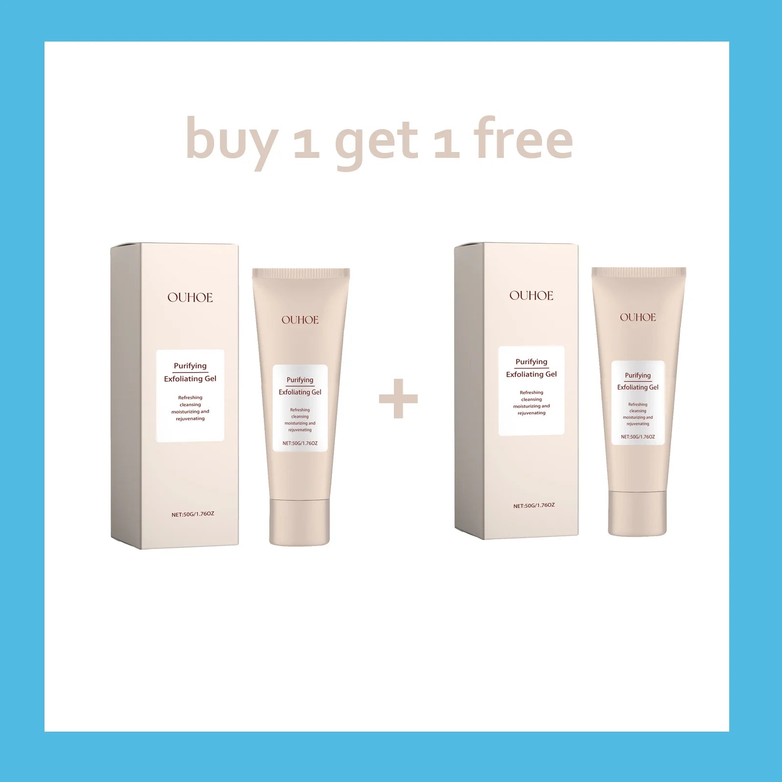 Exfoliating Gel for Pore Cleansing & Acne - 50g Salon-Quality Treatment Scrubs Treatments 2pcs Tidesmit