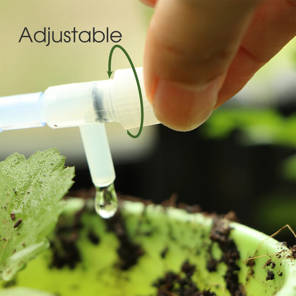 Garden Drip Irrigation Kit with Regulating Valve Potted Plant Watering Device 4/7mm Hose Watering Saving Micro Dripper Greenhous