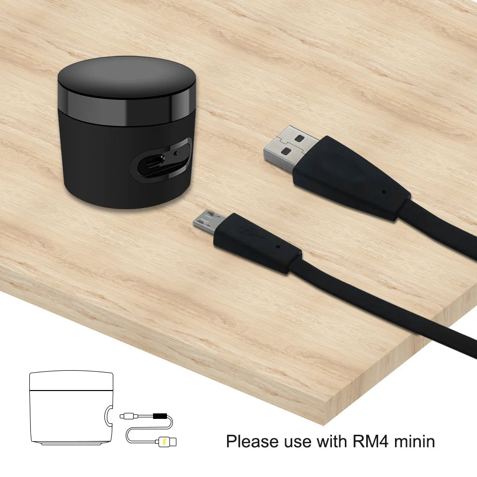 Broadlink Rm4 Mini Smart Remote Control Infrared Universal IR Audio Video Smart Home Work with Google Home Alexa