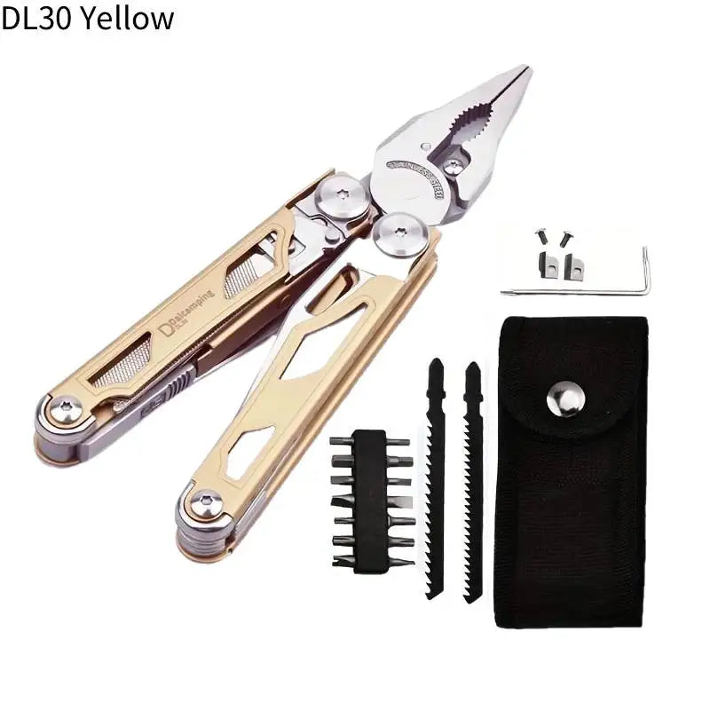 Daicamping DL30 DL301 DL25 Outdoor Camping EDC Plier Set Multifunctional Multitools Hand Multi Tool Folding Multi-tool Kit