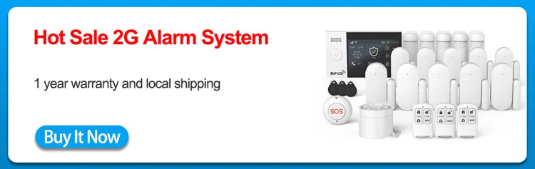 WiFi GSM Smart Home Alarm Security Kit - Tuya App Controlled System Tidesmit
