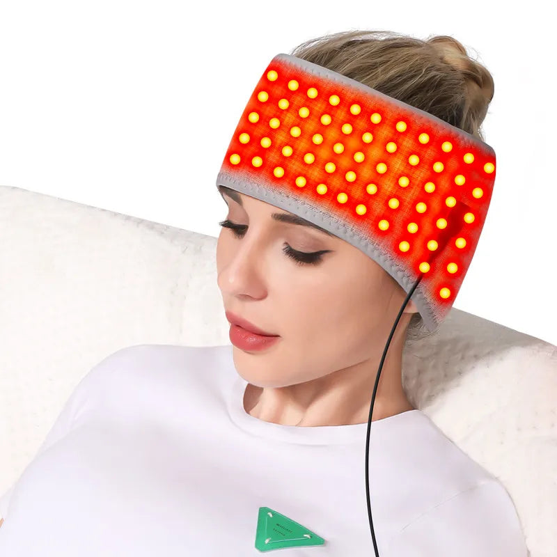 Red Light Heated Head Pad: 3-Level Heat Therapy for Muscle Relief Massage Cushion Tidesmit