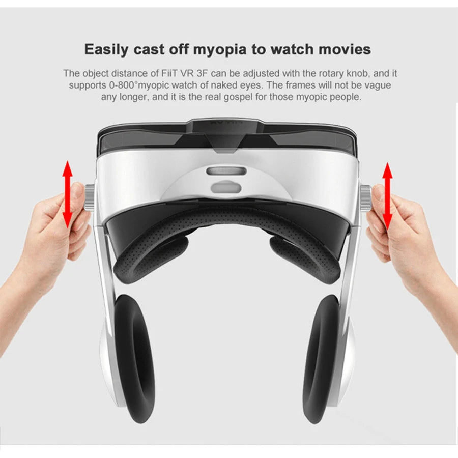 Tidesmit VR Headset for Smartphones with Spatial Audio and Remote Control Tidesmit