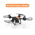 4K Camera Drone for Kids – Foldable Beginner Quadcopter with Smart Flight 4K camera orange Tidesmit