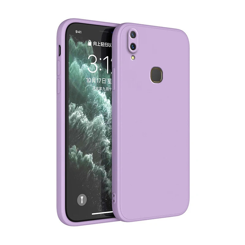 Liquid Silicone Phone Case for Xiaomi Redmi - Shockproof Cover Purple Tidesmit