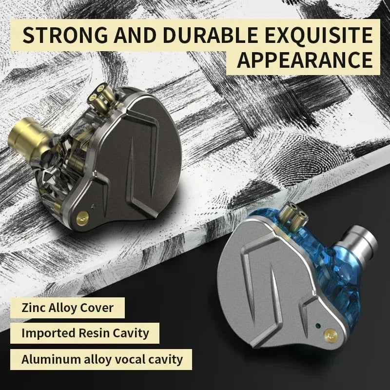 KZ ZSN Pro Hybrid In-Ear Monitors with Dynamic Bass by Tidesmit Tidesmit