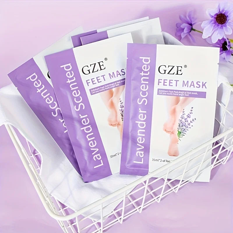 Foot Peel Mask for Cracked Heels - Exfoliating Callus Remover GZE007 Scrubs Treatments Tidesmit