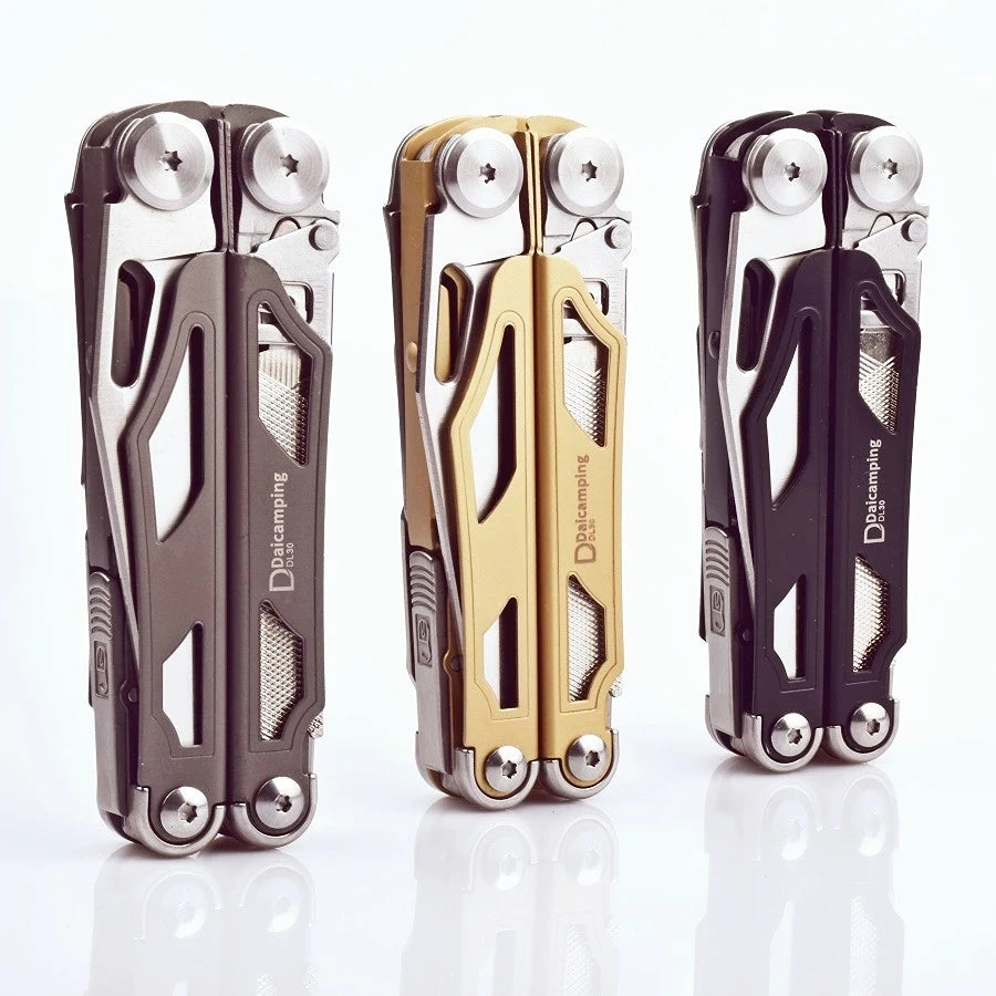 Daicamping DL30 DL301 DL25 Outdoor Camping EDC Plier Set Multifunctional Multitools Hand Multi Tool Folding Multi-tool Kit