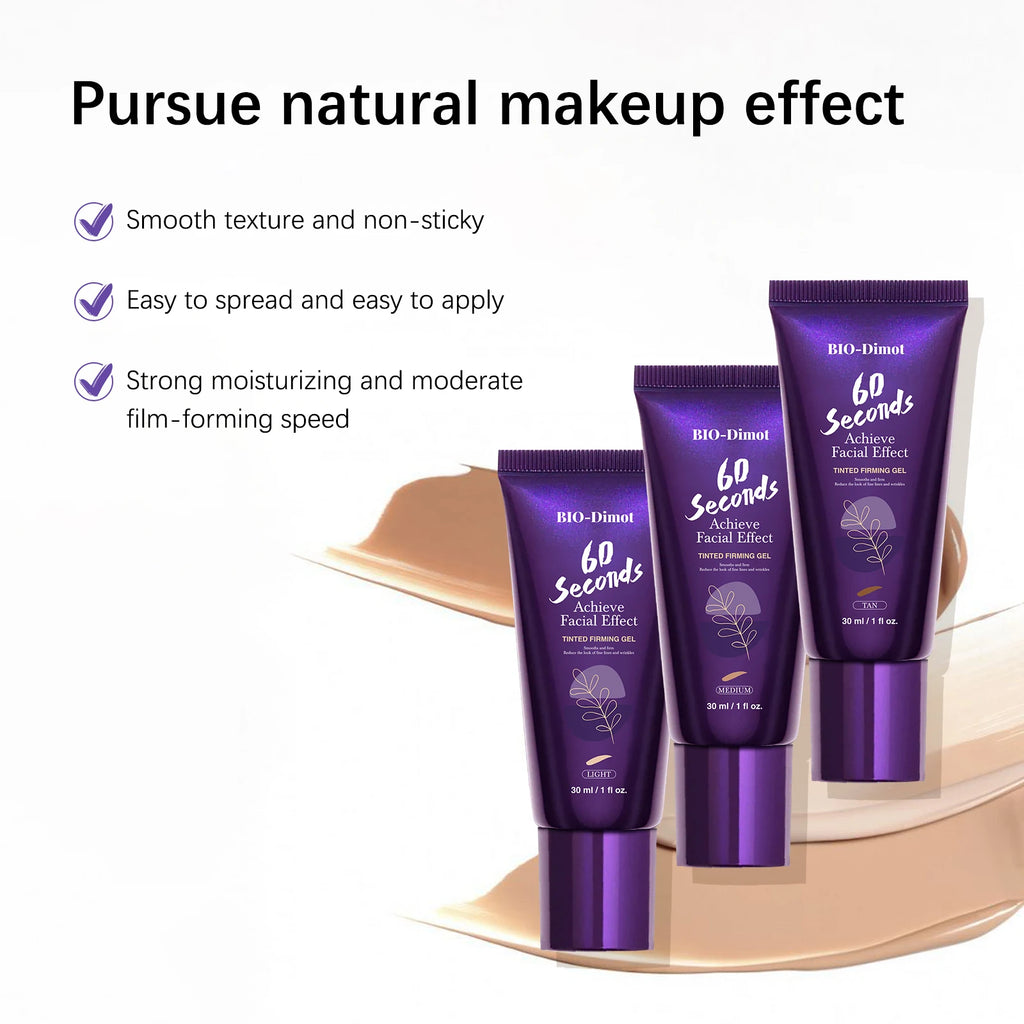 Tidesmit full coverage face foundation with oil control and instant firming effect in detail view