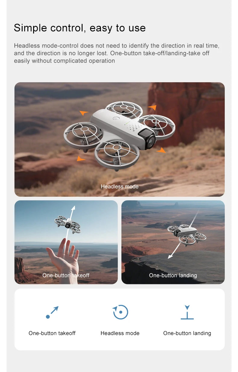 GPS Drone with 8K Camera - Foldable Aerial Quadcopter by Tidesmit Tidesmit