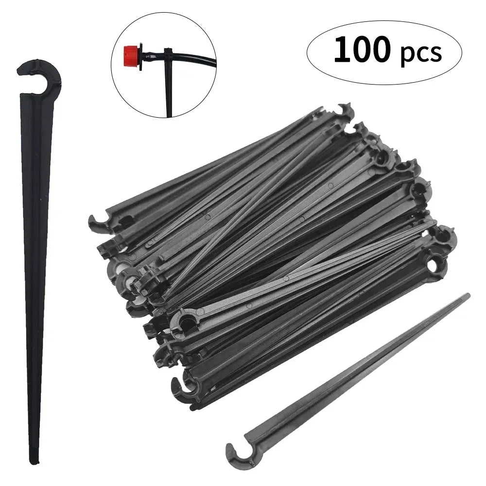 Adjustable Dripper Micro Nozzle Drip Irrigation Accessories PVC Hose DIY Garden Watering System Kit