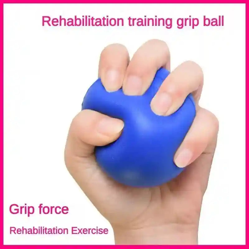 Hand Rehabilitation Ball - Finger Strength Trainer for Muscle Relief (Blue) Back Massage Instrument Tidesmit
