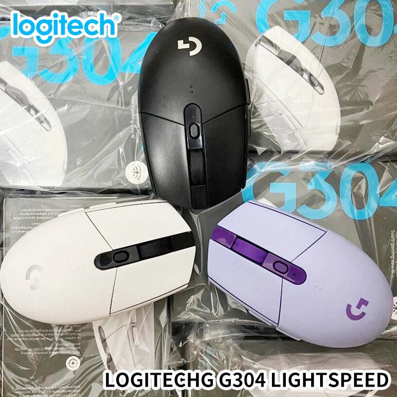 Logitech G304 LIGHTSPEED Wireless Mouse Game Mouse Lightweight and Portable  Light speed PC Gamer Same Model No Driver Vers