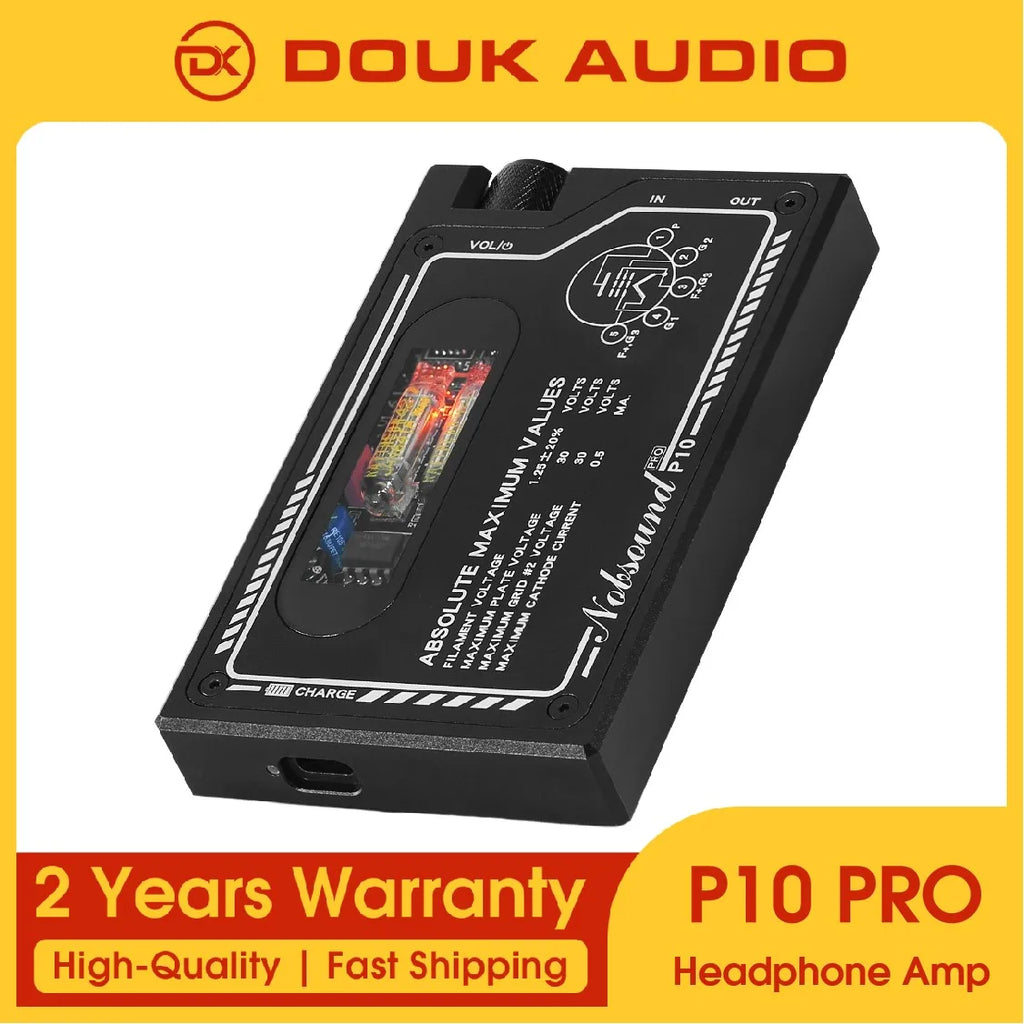 P10 Portable Tube Headphone Amplifier - HiFi Desktop Audio System China Mainland Tidesmit