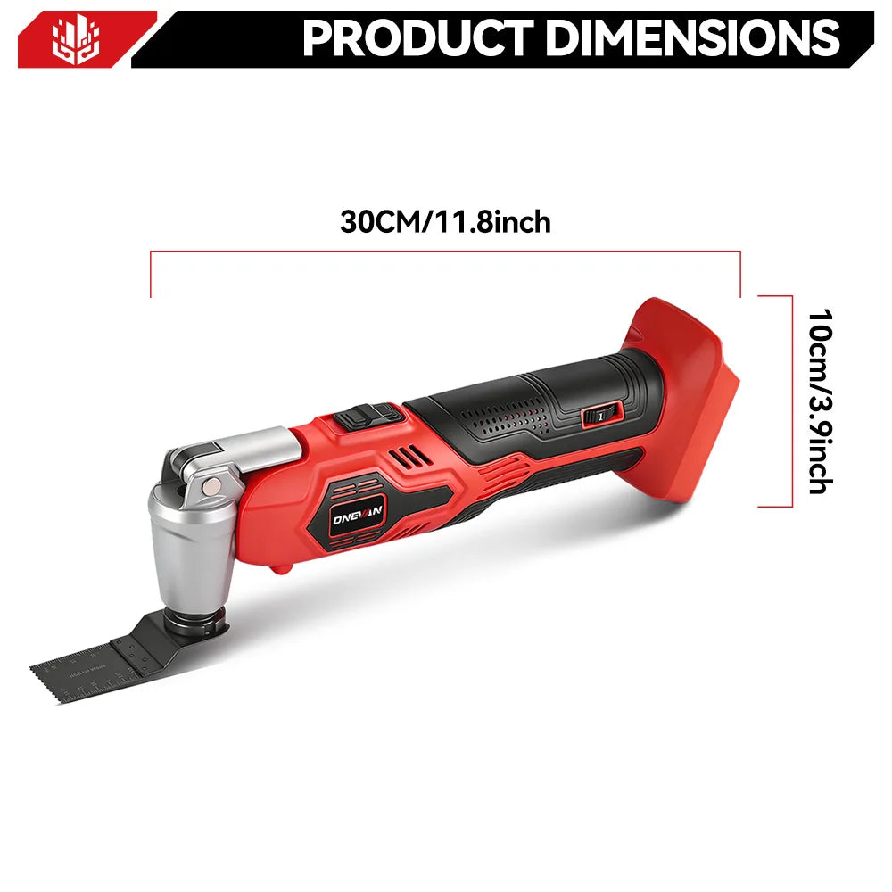 20000OPM Oscillating Multifunction Tool 6Gear Electric Trimmer Saw Shovel Cutting Woodworking Tool For Makita 18V Battery Pin