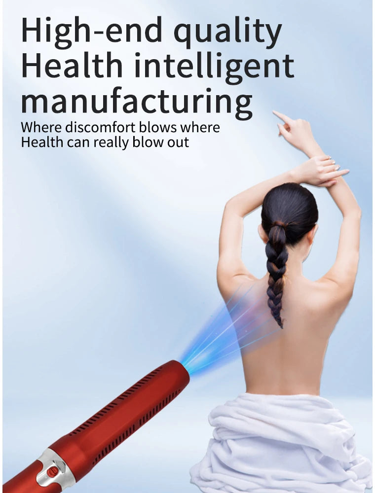 Terahertz Physiotherapy Device: Deep Tissue Muscle Relief Wand Back Massage Instrument Tidesmit