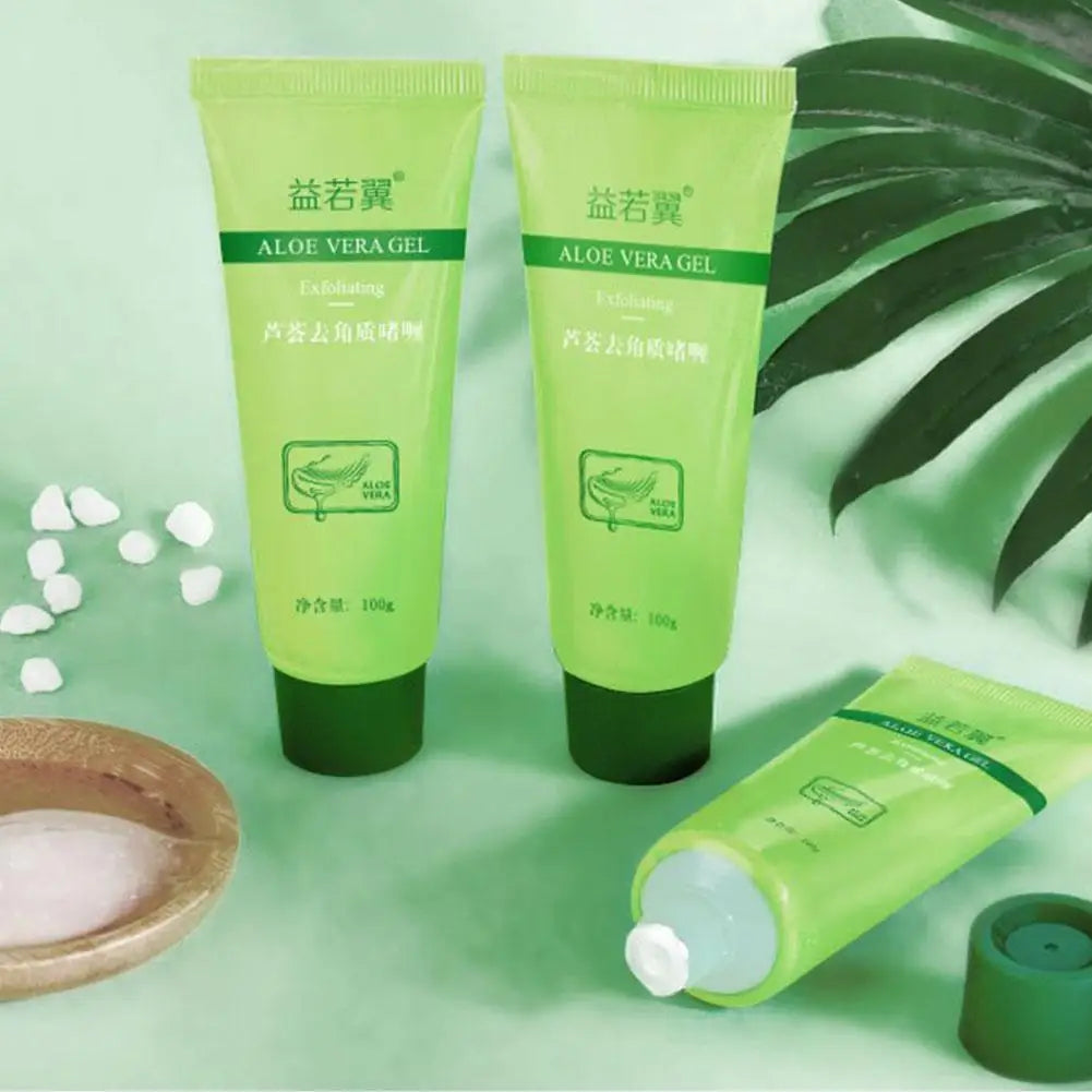 Aloe Vera Exfoliating Gel Body Scrub - Natural Cruelty-Free Skincare Scrubs Treatments Tidesmit