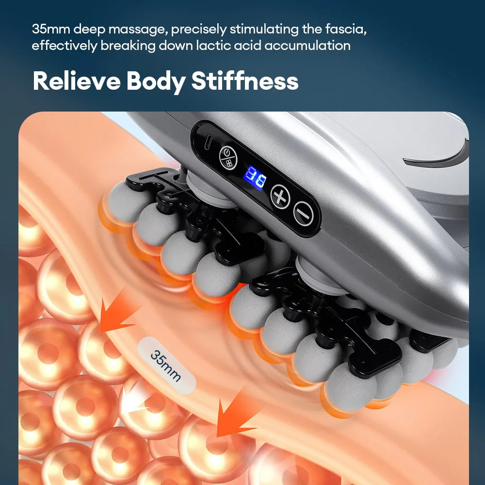 Deep Tissue Muscle Massage Gun | 48 Heads | Silent Electric Massager Back Massage Instrument Tidesmit