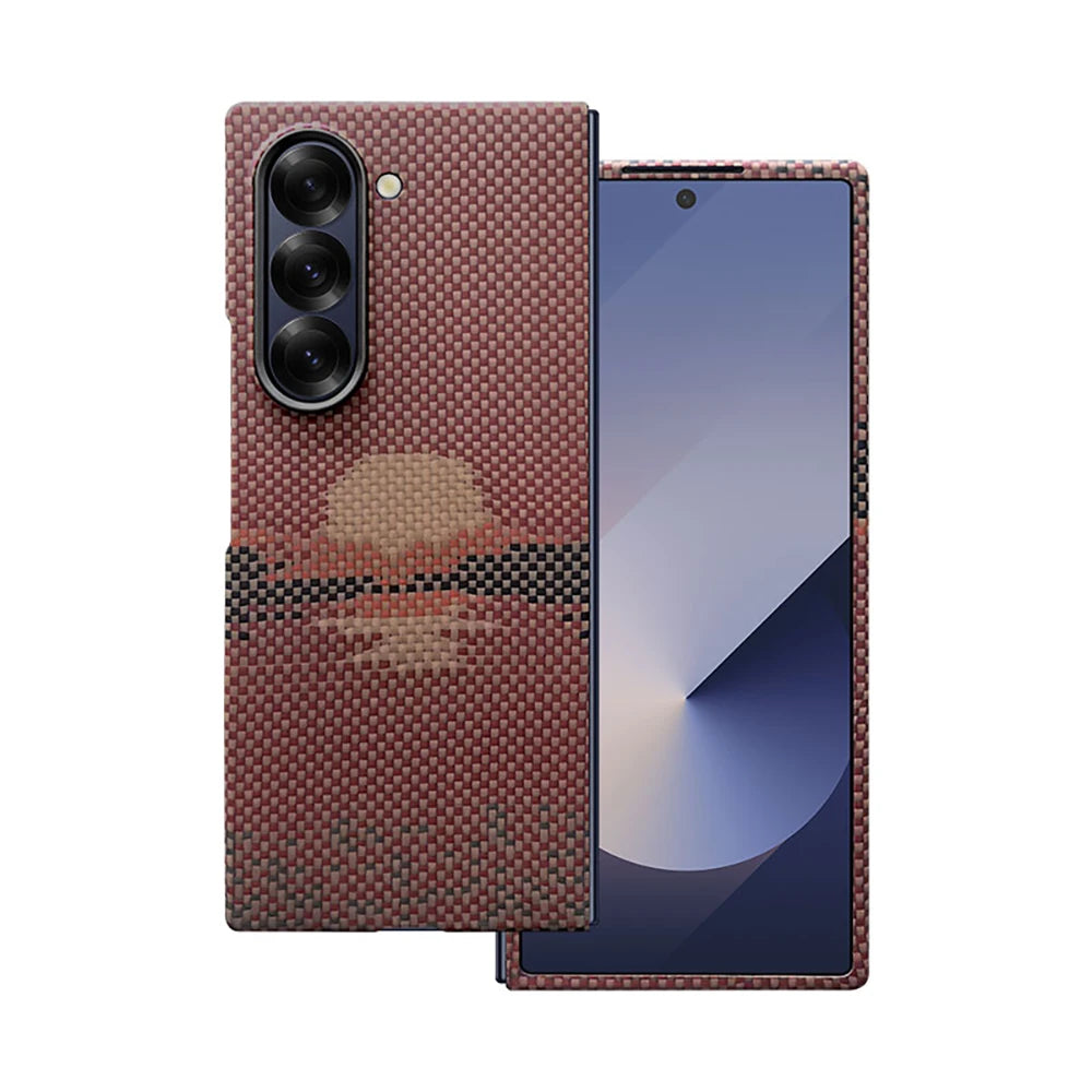 Samsung Galaxy Z Fold 7 Kevlar Carbon Fiber Case - Military-Grade Protection Tidesmit