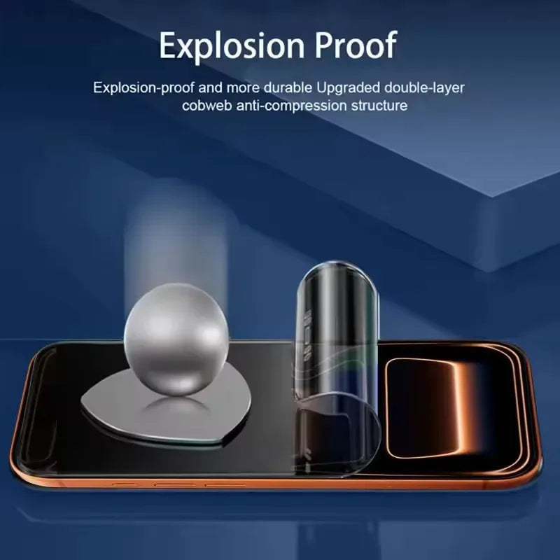 Privacy Screen Protector for iPhone | 3-Pack Anti-Spy Hydrogel Film Tidesmit